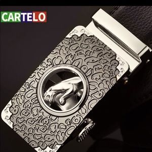 CARTELO Genuine Leather Belt original For Men